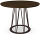 Amisco Customizable Calypso Round Dining Table with 42" Solid Ash Top-4