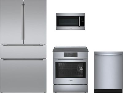 Bosch 4 Piece Stainless Steel Kitchen Package