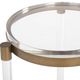 Uttermost® Pereira Bronze/Clear Accent Table-4