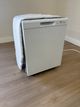 GE® 24" White Front Control Built-In Dishwasher-0