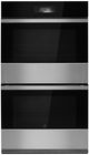Jennair® NOIR™ 30" Stainless Steel Double Electric Wall Oven with V2™ Vertical Dual-Fan True Convection-2