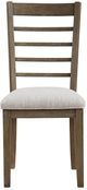 Mazin Furniture 6-Piece Emilia Light Brown/Gray Dining Room Set-4