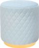 TOV Furniture Abir Light Blue Ottoman-0