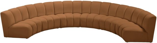 Meridian Furniture Infinity 6-Piece Saddle Velvet Modular Sectional-1