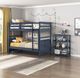 Homelegance® Sloane Navy Blue Full/Full Bunk Bed-1