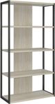 Coaster® Loomis Whitewashed Grey Bookcase-0