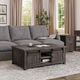Jofran Inc. Madison County Barnwood Barn Door Cocktail Table-1