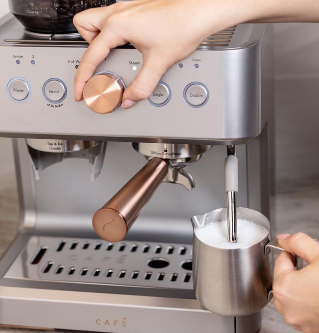 Café™ BELLISSIMO Semi Automatic Espresso Machine + Frother-4