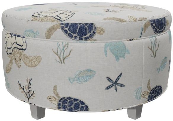 Craftmaster® Customizable CM Modern Ottoman-3