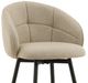 Dovetail Furniture Ayla 2-Piece Black/Cloud Sand Bar Stool Set-2