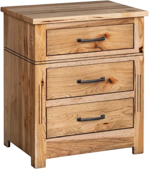 Country Classic Collection Customizable Signature 3-Drawer Nightstand-3