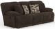 iAmerica Tyson Chocolate Reclining Sofa-0