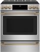 Café™ Brushed Bronze Front Control Induction Knobs and Handle Kit-2