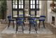 Homelegance® Appert Blue Swivel Counter Height Chair-2