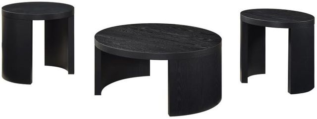 Coaster® Sweeney 3-Piece Black Occasional Table Set-0