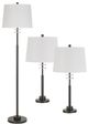 Cal® Lighting & Accessories 3-Piece Dark Bronze/White Lamp Set-0