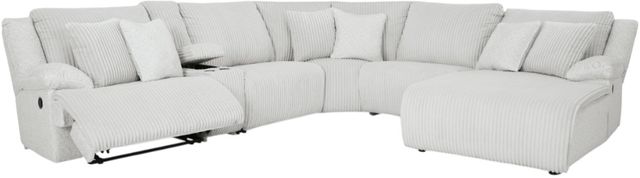 Signature Design by Ashley® Top Tier 6-Piece Alloy Manual Reclining Sectional and Chaise-1