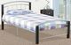 Titus Furniture Espresso 60" Queen Metal Bed-0