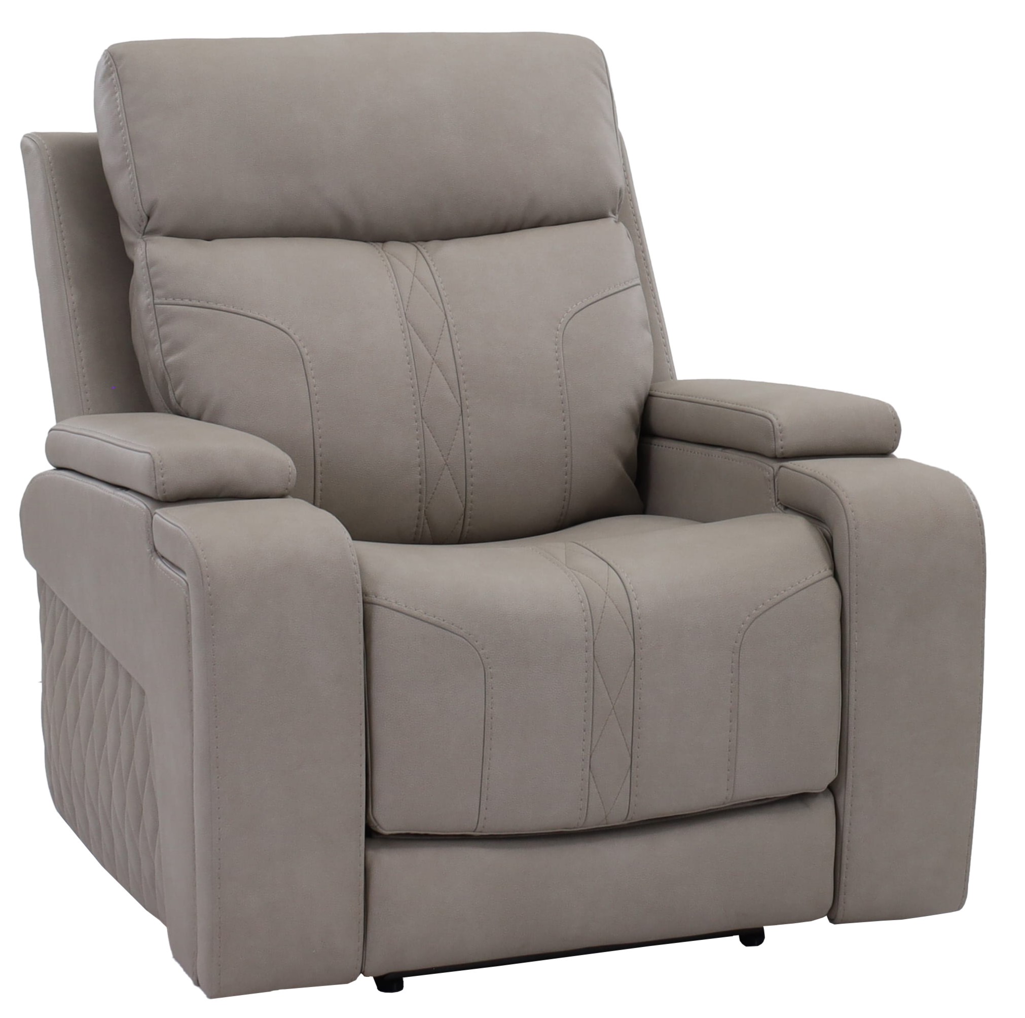 Moto Motion 535 Dove Power Media Recliner | Miskelly Furniture