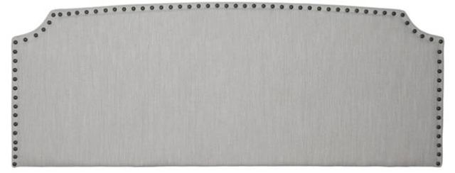 Bernards Amy Beige Upholstered King Panel Bed in a Box-2