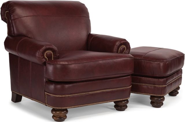 Flexsteel® Bay Bridge Dark Red Chair-1
