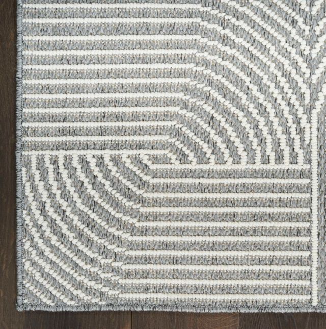 Nourison Home™ Natural Texture Charcoal/Ivory 5'x7' Style 2 Area Rug-2