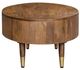 A & B Home Brown Oval Wooden Coffee Table-1