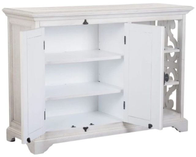 Magnussen Home® Bronwyn Alabaster Printer Stand-2