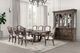Furniture of America® Seven Oaks Beige/Weathered Oak Upholstered Dining Side Chair-1