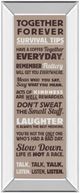 Classy Living Vintage Collection Survival Tips I Wall Art-0