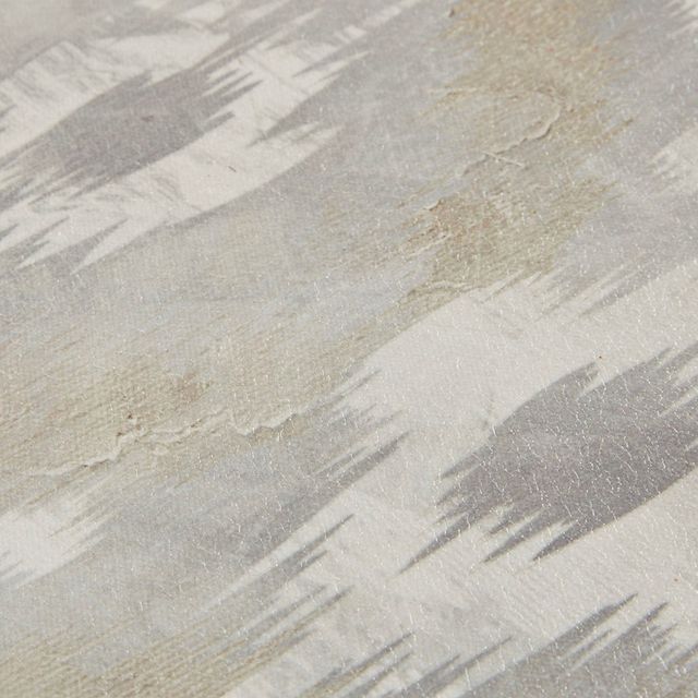 Olliix by Madison Park Watercolor Ikat Taupe 3 Pieces Taupe Gallery Art Set-1