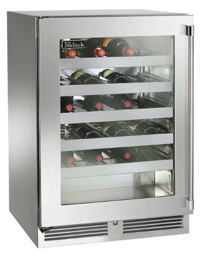Perlick® Marine Signature Glass/Stainless Steel 24" Wine Reserve