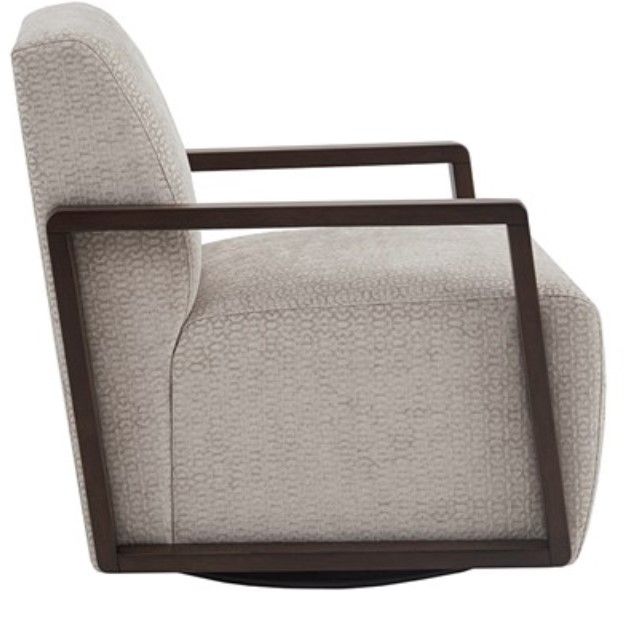 Olliix by Madison Park Reed Light Tan Swivel Chair-3
