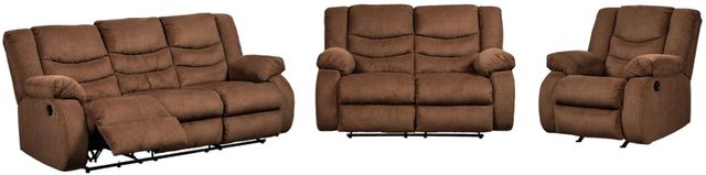 Signature Design by Ashley® Tulen 3-Piece Chocolate Living Room Reclining Seating Set-0