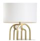 Wildwood Lamps Cinzia Antique Brass/Matte White Table Lamp-1