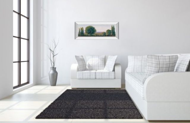 Classy Art Panoramic Treeline I by Tim Otoole Mirror Framed Wall Art-3