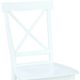 John Thomas Furniture® Hampton Pure White X-Back Side Chair-1