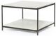 Magnolia Home by Joanna Gaines Posy Black/White Bunching Coffee Table-0
