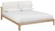 Modus Furniture Furano Ginger/Natural Eastern King Upholstered Platform Bed with Two Cushion-0