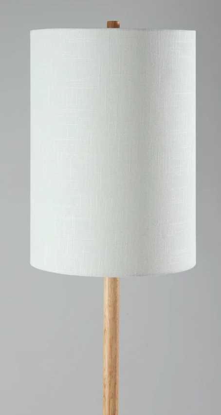 Adesso® Maddox Antique Brass Floor Lamp-2