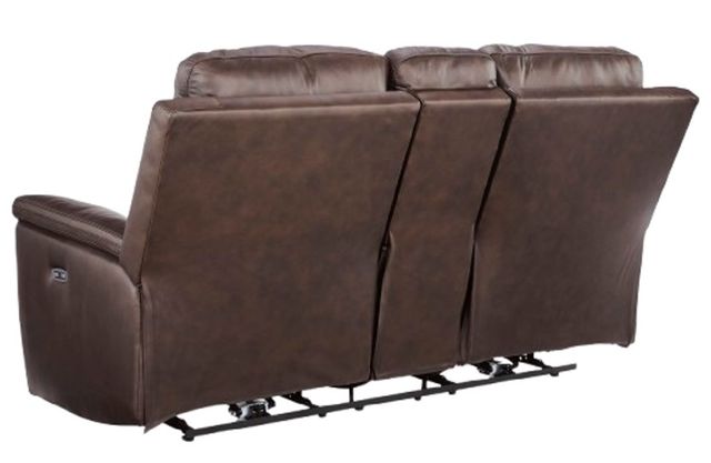 Signature Design by Ashley® Beryton Espresso Power Reclining Loveseat with Console and Adjustable Headrest-2