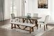 Furniture of America® Losone Brown Dining Table-1