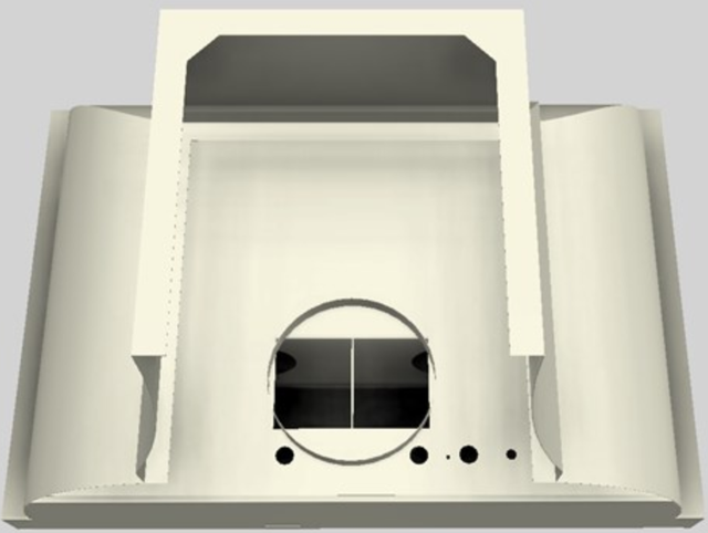 Vent-A-Hood® Designer Series 36" Biscuit Wall Mounted Range Hood-2