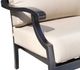 CabanaCoast® Customizable Bloom Aluminum Outdoor Loveseat-2