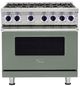Viking® 7 Series 36" Eucalyptus Pro Style Natural Gas Range-0