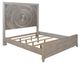 Liberty Furniture Belmar 4-Piece Silver Champagne/Washed Taupe California King Panel Bedroom Set-2