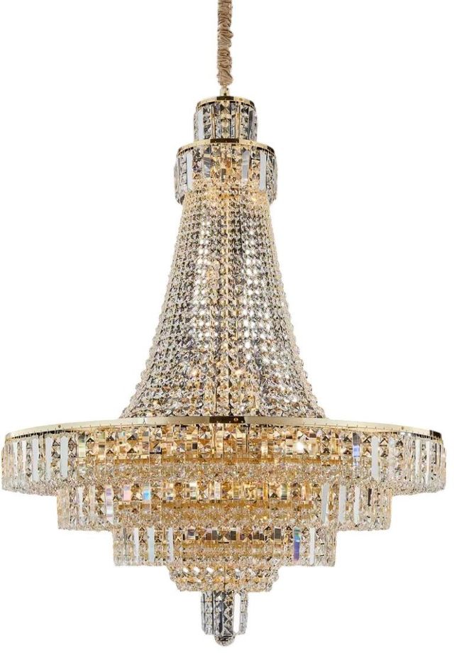 Michael Amini® Luxe Lumiere Gold 28-Light Chandelier-0