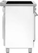 Smeg Professional 24" Matte White Pro Style Induction Range-1