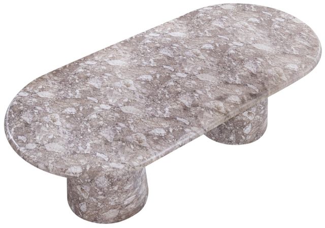 Meridian Furniture Cosenza Brown 96" Indoor/Outdoor Concrete Dining Table-2