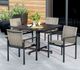 Homecrest™ Outdoor Living Customizable Allure Aluminum/Fabric Outdoor Sling Dining Stackable Arm Chair-1